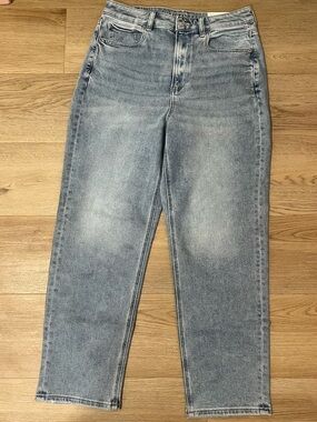 American Eagle High Waisted Mom Straight Leg Jeans size 8 short (29W)